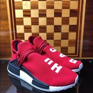 Men’s Red Human Races Size 10.5